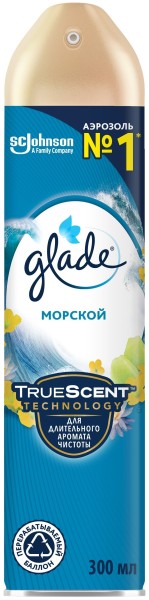 ГЛЕЙД Осв. воздуха Морской 300мл. *12