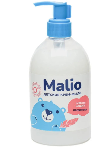 ЭФКО Жидкое крем-мыло MALIO Детское МЯГКАЯ ЗАЩИТА с пребиотиком, 500г