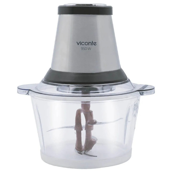 Viconte Кухонный процессор, мощность 950 W, чаша из стекла - 2,0 литра, пульсовый режим работы, VC-446