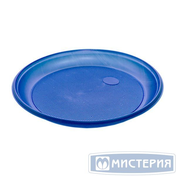 Тарелка d 205мм, цвет в ассорт. ПС, 12 шт/уп "МИСТЕРИЯ" 105621/117479