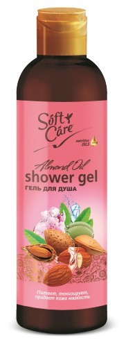 RMX Гель для душа Soft Care с маслом миндаля 500г.