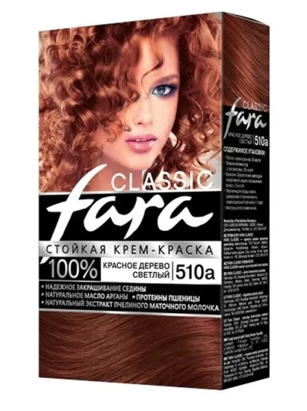 FARA Classic Краска для волос - 510А Красное дерево светлый