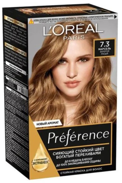L'Oreal Preference Краска-уход - 7,3 Флорида