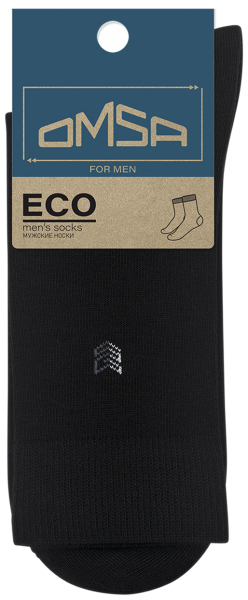 НОСКИ МУЖ OMSA ECO 406 Nero (Черный) /42-44/ *1*10*