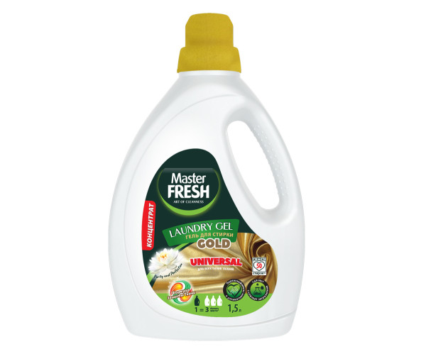 Master FRESH GOLD гель для стирки КОНЦЕНТРАТ 1,5 л COLOR БХ83465А