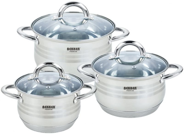 Bekker Набор посуды 6 пр. BK-1605