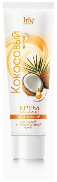 Iris Крем д/лица КОКОСОВЫЙ питательный 100