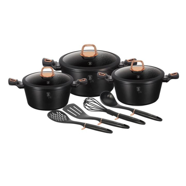 Berlinger Haus Black Rose Набор посуды 10 пр. 6154-BH