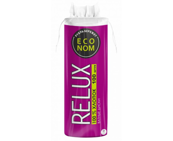 RELUX Косметические диски 100 штук*12/24
