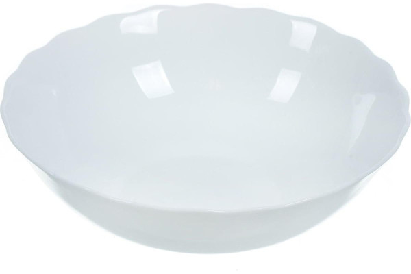 Daniks Салатник стеклокерам, кругл, 20 см, 0.9 л, Кристалл,  D-350645