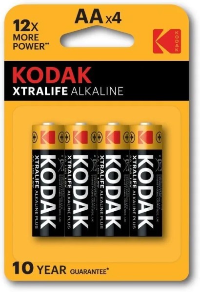 30952027-RU1  Батарейки Kodak LR6-4BL XTRALIFE Alkaline [KAA-4]