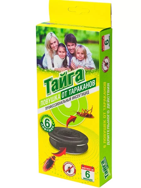 Тайга Ловушка от тараканов 6 шт. БХИН-30