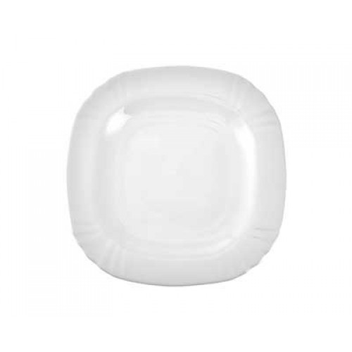 Royal Garden Тарелка обеденная Square Modern White M 27см RG001SQ