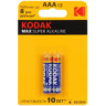 30952874-RU1  Батарейки Kodak LR03-2BL MAX SUPER Alkaline [K3A-2]