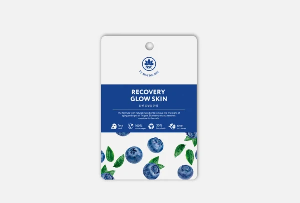 Name Skin Care Тканевая маска д/лица Восстановление и Сияние Черника 25мл БХ4030974