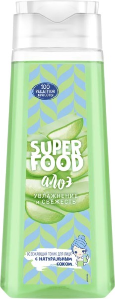 100 РЕЦЕПТОВ КРАСОТЫ Тоник д/лица Увлажнение и Свежесть д/н.к. 250мл *6*18*