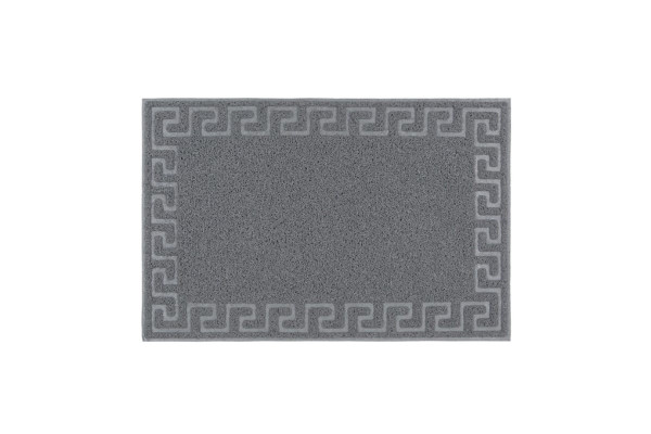 Sunstep Коврик "Spongy" Меандр 50х80 см, серый, SUNSTEP™ 38-311 T