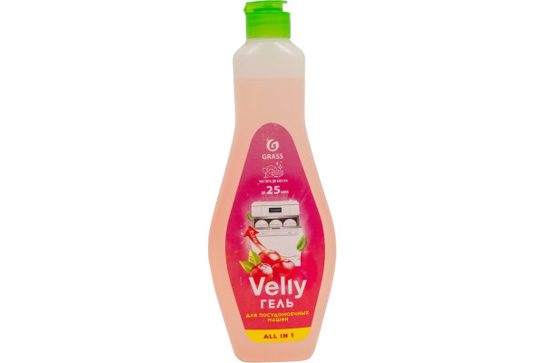 Гель для мытья посуды "Velly" в ПММ флакон 500 мл БХ125769Г