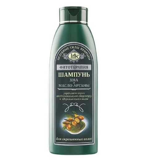 Iris Фитотерапия Шампунь ХНА и МАСЛО АРГАРНЫ  500мл
