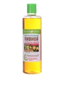 Э.К.Шампунь-конд. ПИВНОЙ с экстрактом ЗВЕРОБОЯ успокаивает кожу головы, укрепляет волосы 500 мл