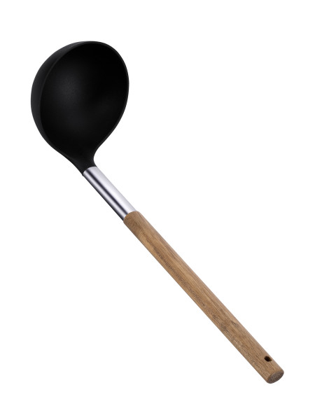 Ложка разливательная 31.5х8 см, (нейлон, нерж. сталь, акация) Linea ACACIA 93-TO-AC-06