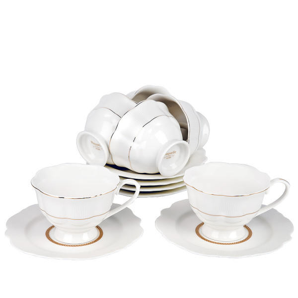 Набор чайный 12пр. "White chic" (6 персон) v=190мл 0970019