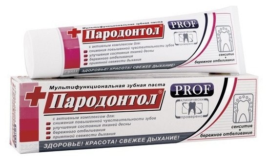 Пародонтол ПРОФ зубная паста Sensetive 124 гр 6*24