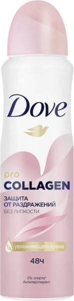 ДАВ дезод-Спрей PRO COLLAGEN защита от раздражений 150мл. 6/396/3566