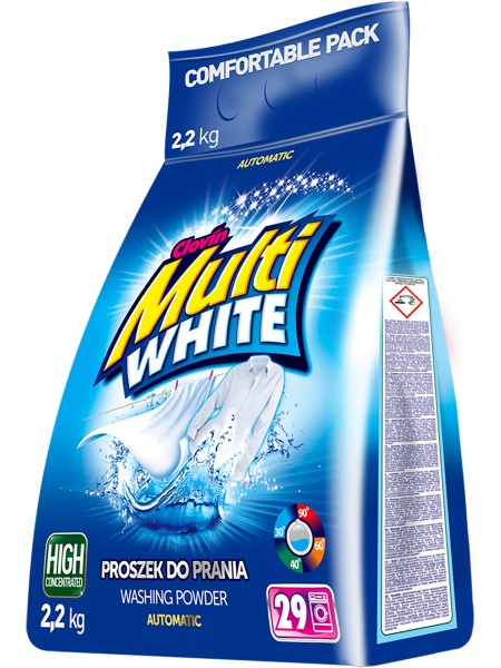 Clovin Multiwhite стиральный порошок 2,2 кг (пакет) БХ78838НС