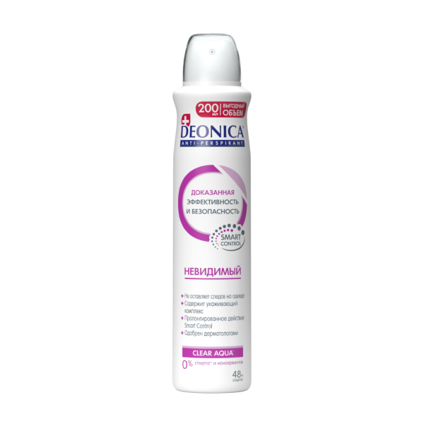 DEONICA FOR WOMEN Дез-Спрей Невидимый 200мл