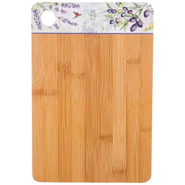 AGNESS ДОСКА РАЗДЕЛОЧНАЯ "ОЛИВКИ" 30*20*1.0 СМ. БАМБУК 897-077