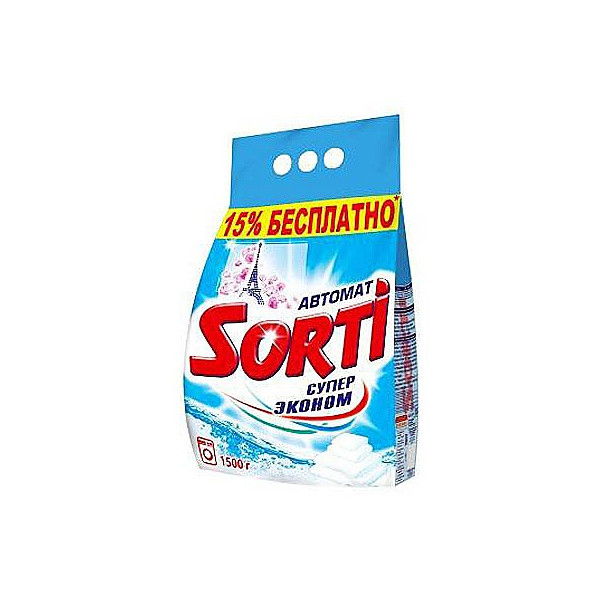 Sorti Стиральный порошок автомат 1500гр. Супер эконом БХ90938ЭБХ