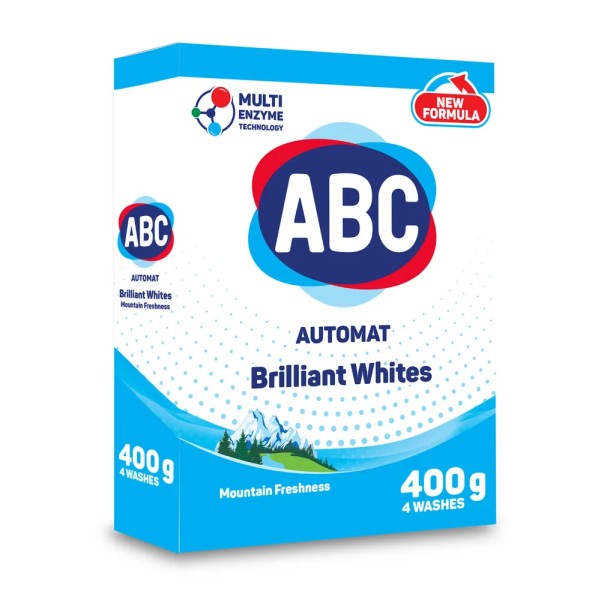 ABC Порошок для стирки белья Свежесть гор 400 гр *18
