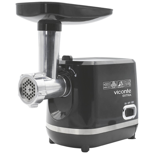Viconte Электрическая мясорубка, мощность 2800W, 2 скоростных режима, решетки для фарша VC-303