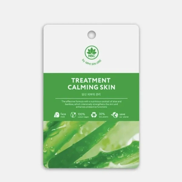 Name Skin Care Тканевая маска д/лица Заживляющая и Успокаивающая Алоэ 25мл БХ4030973