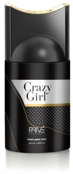 Prive Дезодорант-спрей CRAZY GIRL женский 250мл БХ2103Т
