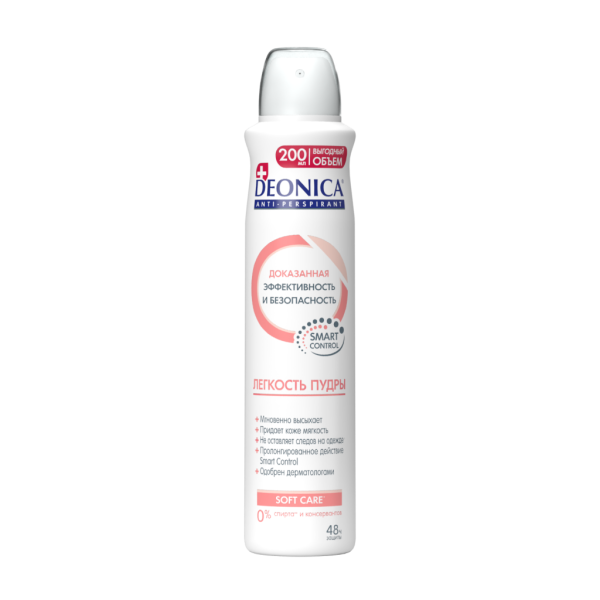 DEONICA FOR WOMEN Дез-Спрей Легкость пудры 200мл