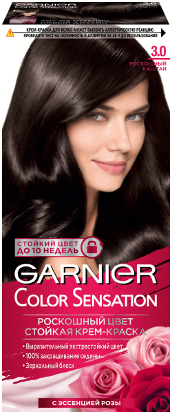 Garnier Color Sensation 110 мл - 3.0 Роскошный каштан *12*