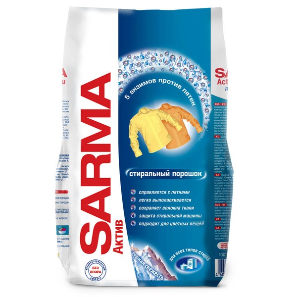 НЕВСКАЯ К-КА Ст/п. САРМА Актив Горн. Свежесть 2400 г  *3*6