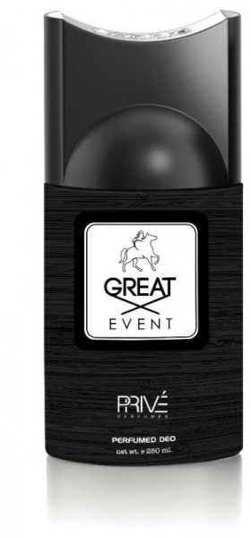 Prive Дезодорант-спрей GREAT EVENT мужской 250мл БХ22134Т
