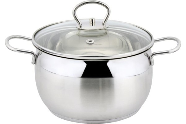 Appetite Кастрюля нерж Tessi 6,0л GS08603