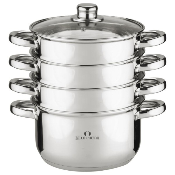 Bella Cucina BC-2094 Набор посуды+ пароварка 5пр 2094-BC