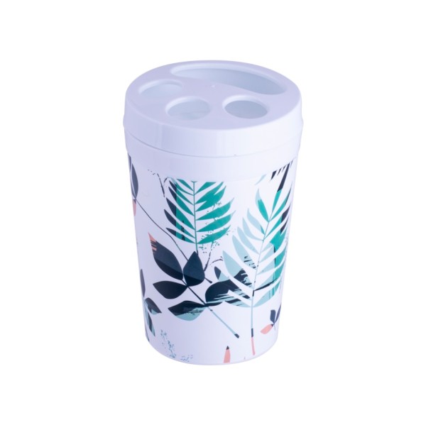 Полимербыт Стакан для зубных щеток BREEZE leaf С26901