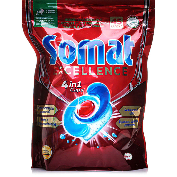 Somat СОМАТ Экселанс Таблетки для ПММ 4в1 45 табл БХ4030171