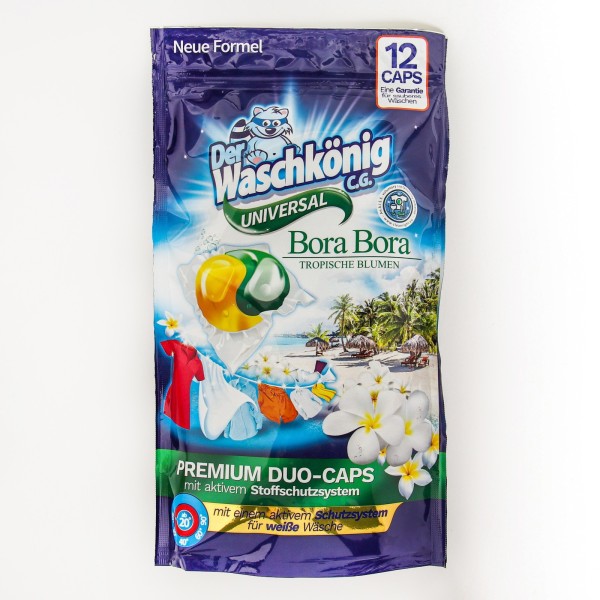 Der Waschkönig C.G. Капсулы для стирки универс. BORA BORA Tropische Blumen 12 шт*18 г БХ8932928НС