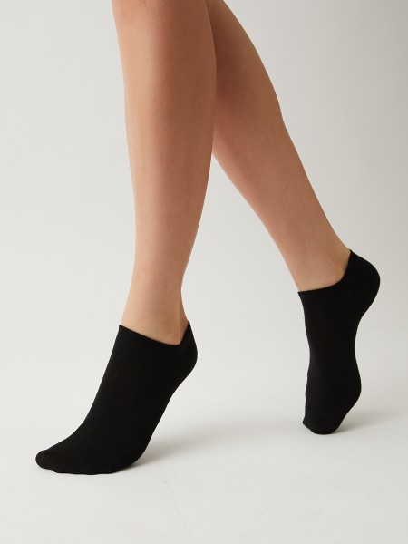 НОСКИ MINI FRESH 4102 Nero (черный) /35-38/ *1*10 укороч