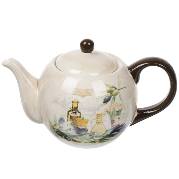 Daniks Чайник заварочный доломит, 0.95 л, Левадия, беж D-419418