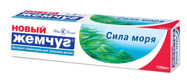 Невская Косметика Зубная паста Новый Жемчуг 100мл СИЛА МОРЯ БХ71296ХБТ