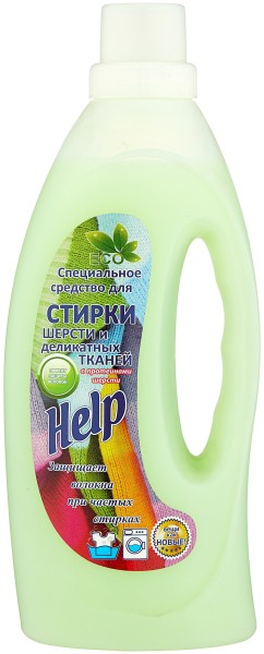 ХЕЛП ср-во для стирки ШЕРСТ. и ДЕЛИКАТ. тканей 1000г *8
