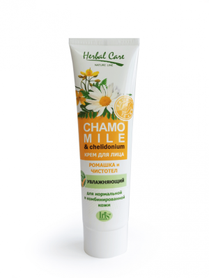 Iris Herbal Care Крем для лица РОМАШКА и ЧИСТОТЕЛ 100г
